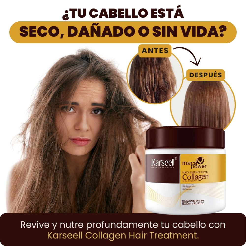 Combo Karseell Maca Power Repair Set (3 Piezas) + Gorro termico